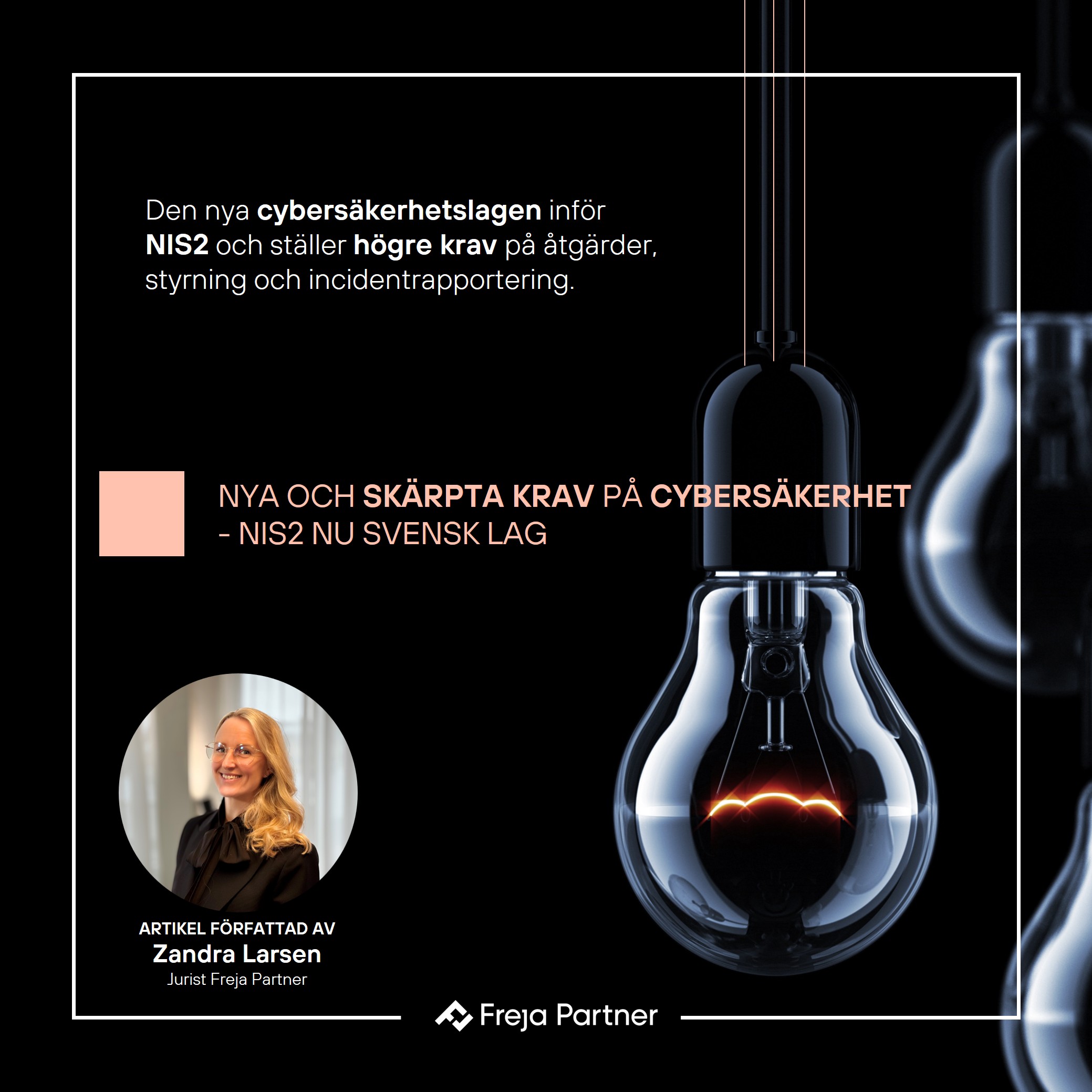 Nya och skärpta krav på cybersäkerhet – NIS2 nu svensk lag