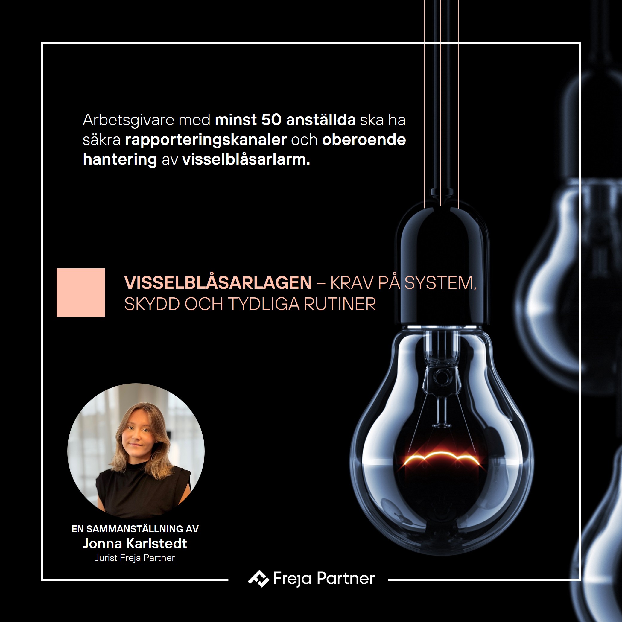 Visselblåsarlagen – krav på system, skydd och tydliga rutiner